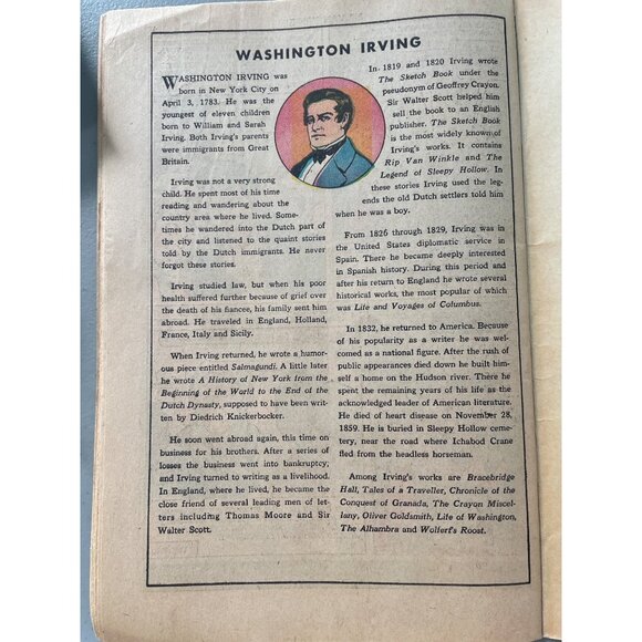 Classics Illustrated Rip Van Winkle By Washington Irving #12 Bagged Boarded - Picture 5 of 8